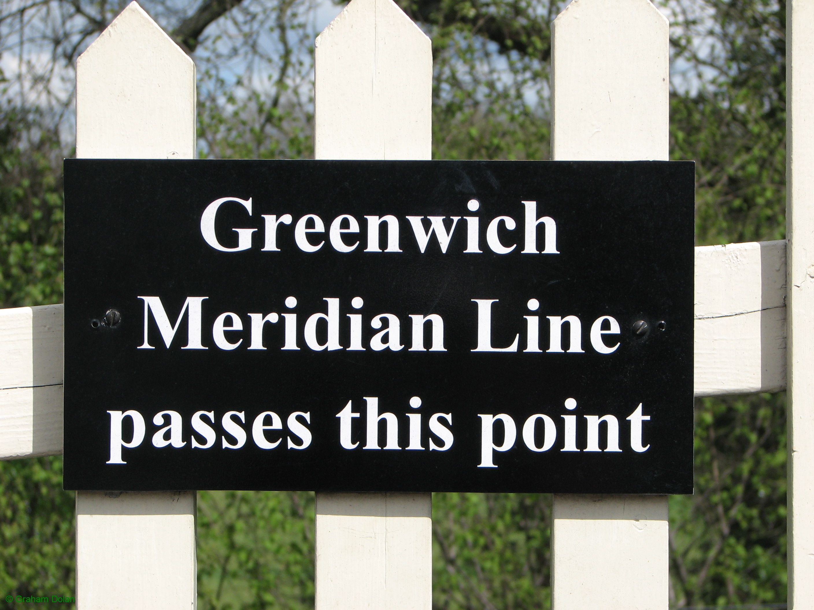 Greenwich Meridian Marker; England; East Sussex; Sheffield Park